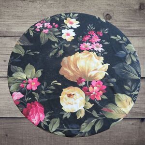 Kitchenaid Bowl Cover, Reversible Cottage Rose and Pink Floral Mixer Cover